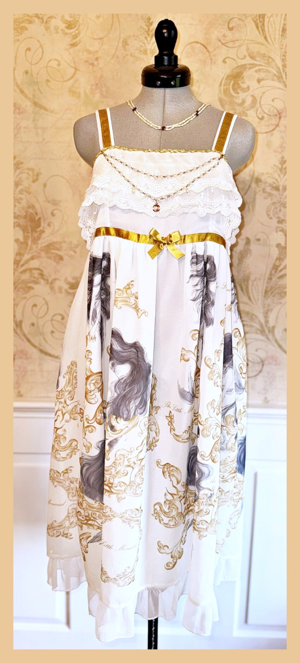 Sleep Doll Lolita Mermaid Siren Song JSK Jumper Skirt Dress Himekaji Kawaii Mori